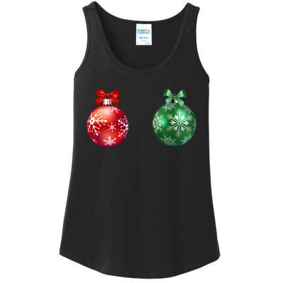 Christmas Balls Ladies Essential Tank