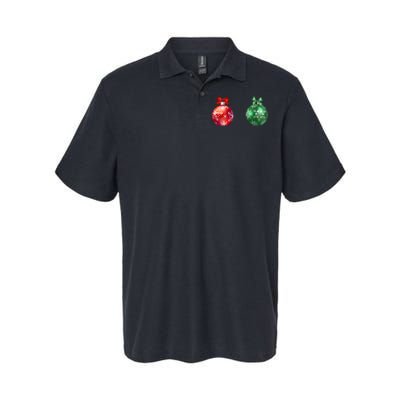 Christmas Balls Softstyle Adult Sport Polo