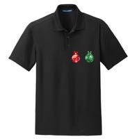 Christmas Balls Dry Zone Grid Polo