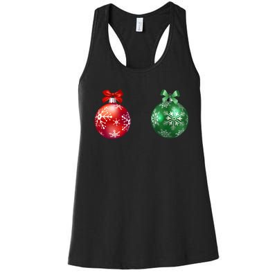 Christmas Balls Women's Racerback Tank