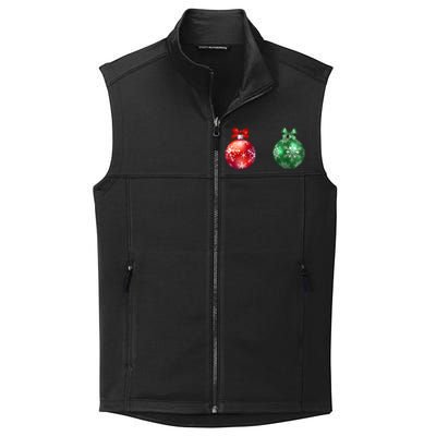 Christmas Balls Collective Smooth Fleece Vest