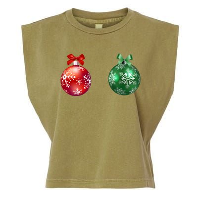 Christmas Balls Garment-Dyed Women's Muscle Tee