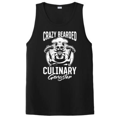 Crazy Bearded Culinary Gangster Culinary Kitchen Cooking Gift PosiCharge Competitor Tank