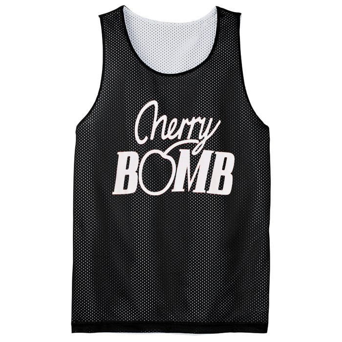 Cherry Bomb Mesh Reversible Basketball Jersey Tank