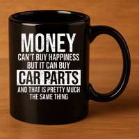 Can Buy Car Parts Funny Car Guy Car Lover Auto Mechanic Gift 11oz C Handle Ceramic Mug