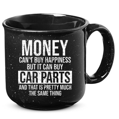 Can Buy Car Parts Funny Car Guy Car Lover Auto Mechanic Gift 15oz Campfire Ceramic Mug