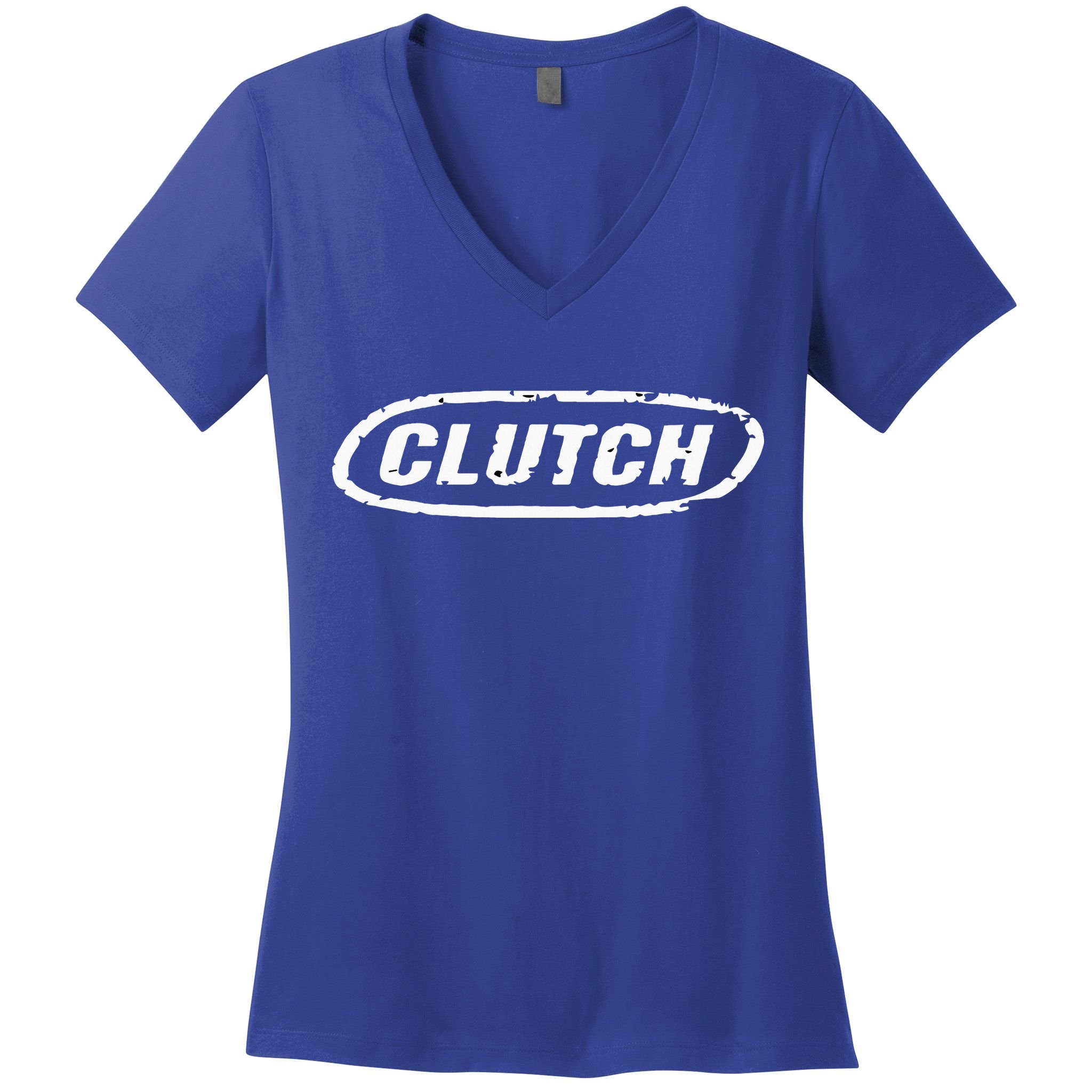 Clutch Band Women's V-Neck T-Shirt