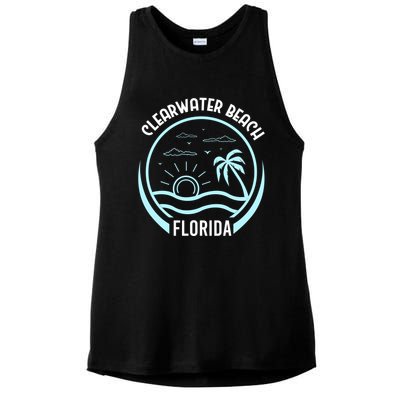 Clearwater Beach Ladies PosiCharge Tri-Blend Wicking Tank