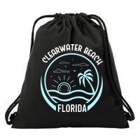 Clearwater Beach Drawstring Bag