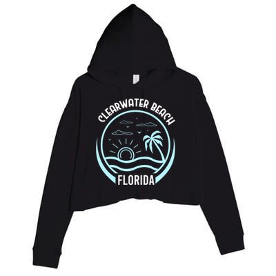 Clearwater Beach Crop Fleece Hoodie