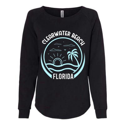 Clearwater Beach Womens California Wash Sweatshirt