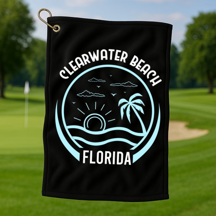 Clearwater Beach Golf Towel