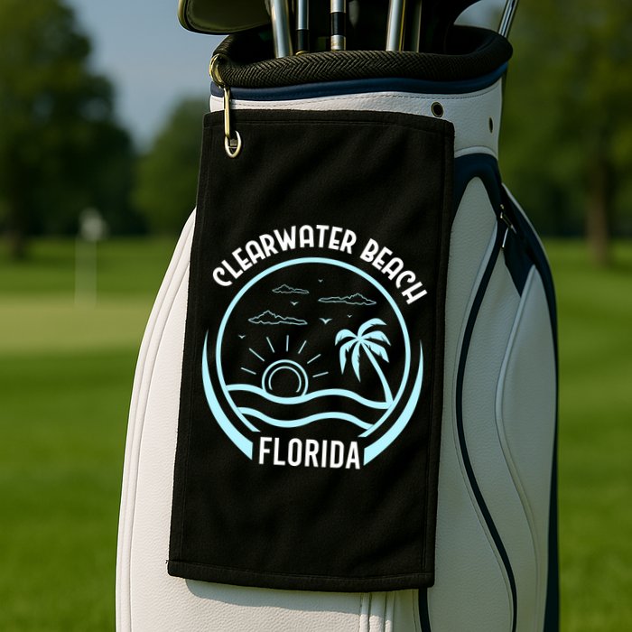 Clearwater Beach Golf Towel