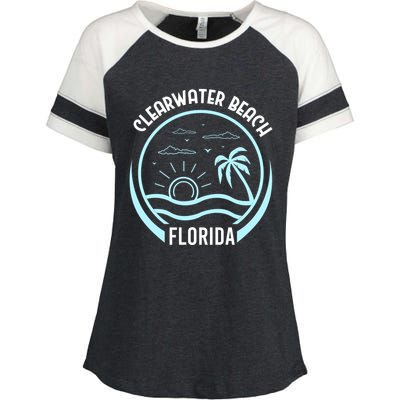 Clearwater Beach Enza Ladies Jersey Colorblock Tee