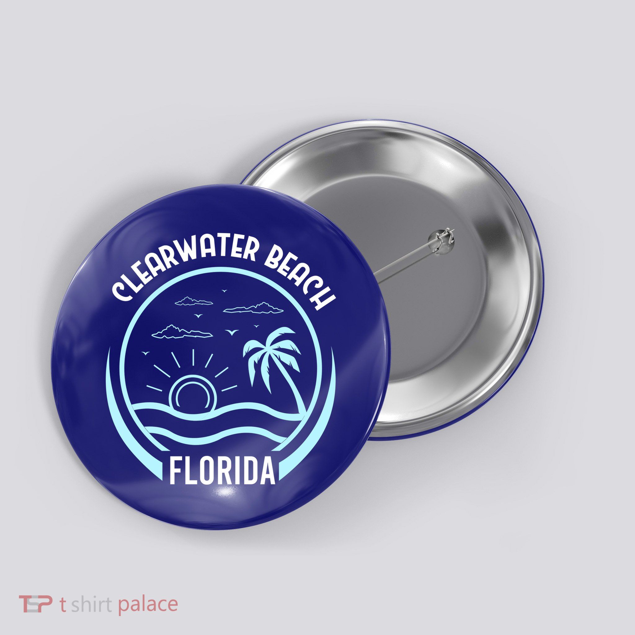 Clearwater Beach Button