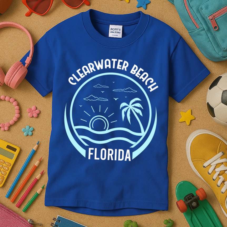 Clearwater Beach Kids T-Shirt