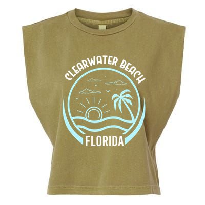 Clearwater Beach Garment-Dyed Women's Muscle Tee