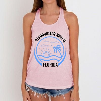 Clearwater Beach Women's Knotted Racerback Tank