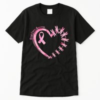 Cute Breast Cancer Awareness Dragonfly Heart Tall T-Shirt