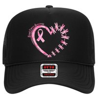 Cute Breast Cancer Awareness Dragonfly Heart Trucker Hat