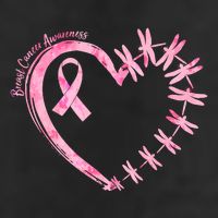 Cute Breast Cancer Awareness Dragonfly Heart Trucker Hat