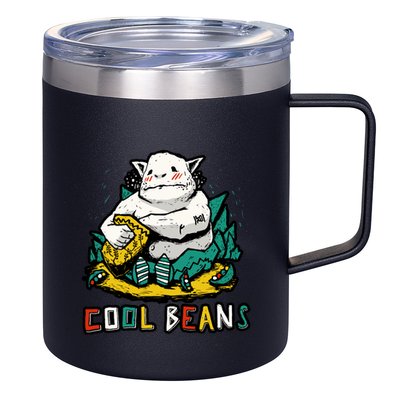 Cool Beans! 12oz Stainless Steel Coffee Mug