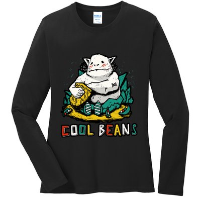 Cool Beans! Ladies Long Sleeve Shirt