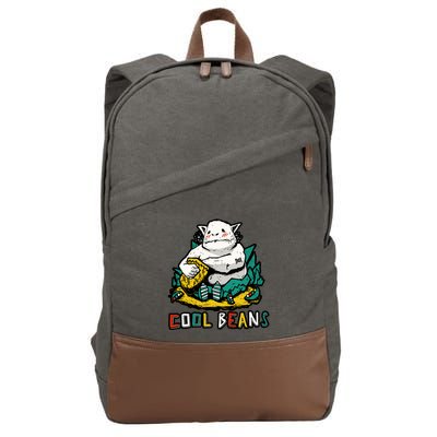 Cool Beans! Cotton Canvas Backpack