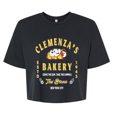 Clemenzas Bakery Bella+Canvas Jersey Crop Tee