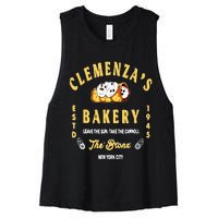 Clemenzas Bakery Women's Racerback Cropped Tank