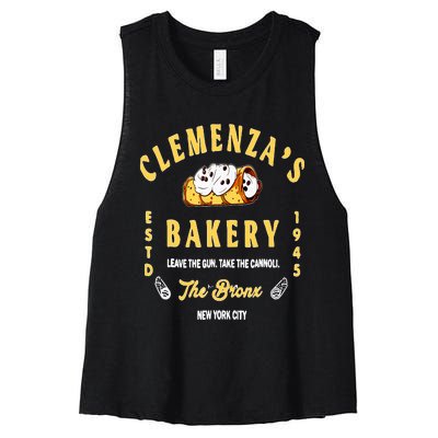 Clemenzas Bakery Women's Racerback Cropped Tank