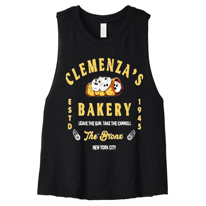 Clemenzas Bakery Women's Racerback Cropped Tank