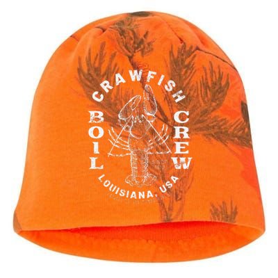 Crawfish Boil Crew Louisiana Retro Food Festival Party Kati - Camo Knit Beanie