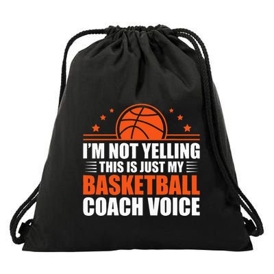 Cool Basketball Coach For Team Basketball Coaching Drawstring Bag
