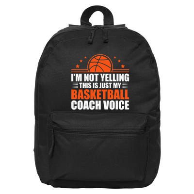 Cool Basketball Coach For Team Basketball Coaching 16 in Basic Backpack