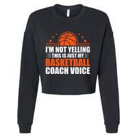 Cool Basketball Coach For Team Basketball Coaching Cropped Pullover Crew