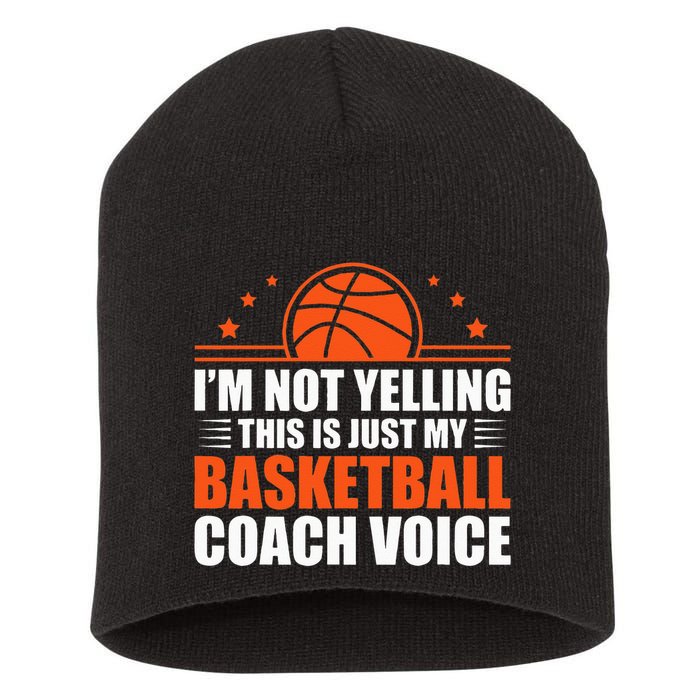 Cool Basketball Coach For Team Basketball Coaching Short Acrylic Beanie