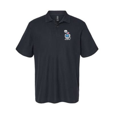Computer Bug Softstyle Adult Sport Polo