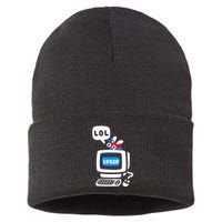 Computer Bug Sustainable Knit Beanie