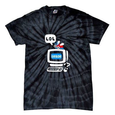 Computer Bug Tie-Dye T-Shirt