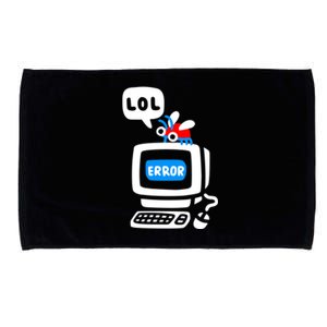 Computer Bug Microfiber Hand Towel