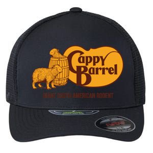 Cappy Barrel; Capybara Country Store Logo Flexfit Unipanel Trucker Cap