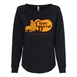 Cappy Barrel; Capybara Country Store Logo Womens California Wash Sweatshirt