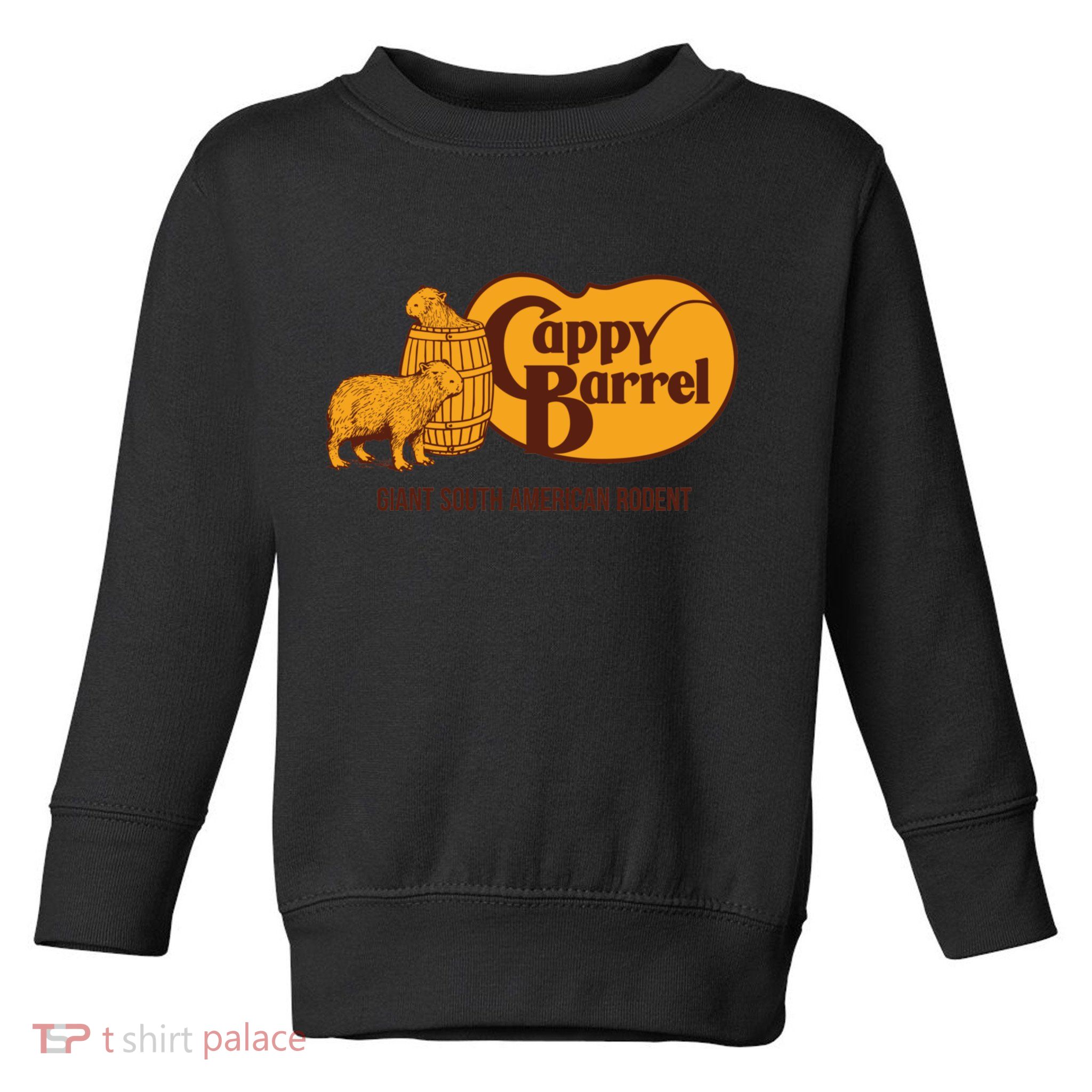 Cappy Barrel; Capybara Country Store Logo Toddler Sweatshirt