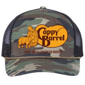 Cappy Barrel; Capybara Country Store Logo Retro Rope Trucker Hat Cap