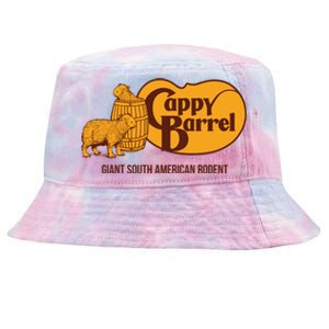 Cappy Barrel; Capybara Country Store Logo Tie-Dyed Bucket Hat