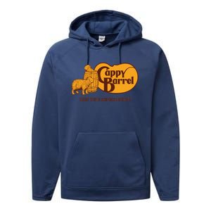 Cappy Barrel; Capybara Country Store Logo Performance Fleece Hoodie