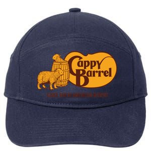 Cappy Barrel; Capybara Country Store Logo 7-Panel Snapback Hat