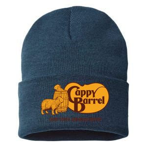 Cappy Barrel; Capybara Country Store Logo Sustainable Knit Beanie