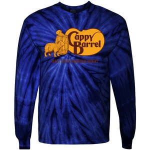 Cappy Barrel; Capybara Country Store Logo Tie-Dye Long Sleeve Shirt